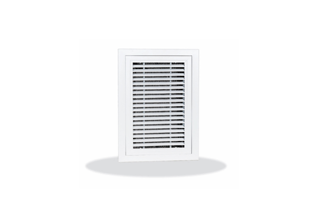 30° hinged return air grille