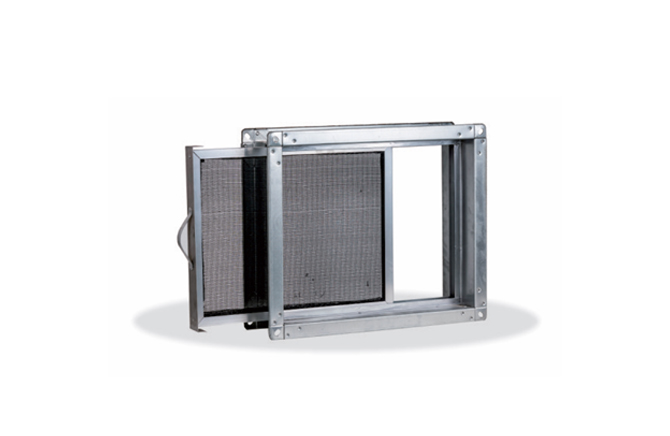 Fresh Air Insert Plate Damper with Mesh